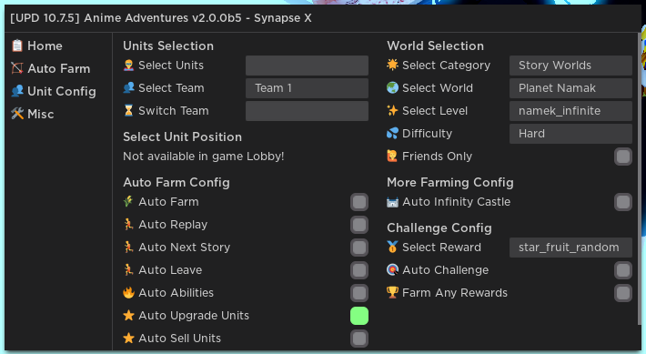 Read more about the article [🏆UPD] Anime Adventures Script | BEST AUTO FARM GUI – ANY WORLD/LEVEL/DIFFICULTY – OCTOBER 2023 – MOBILE SUPPORT
